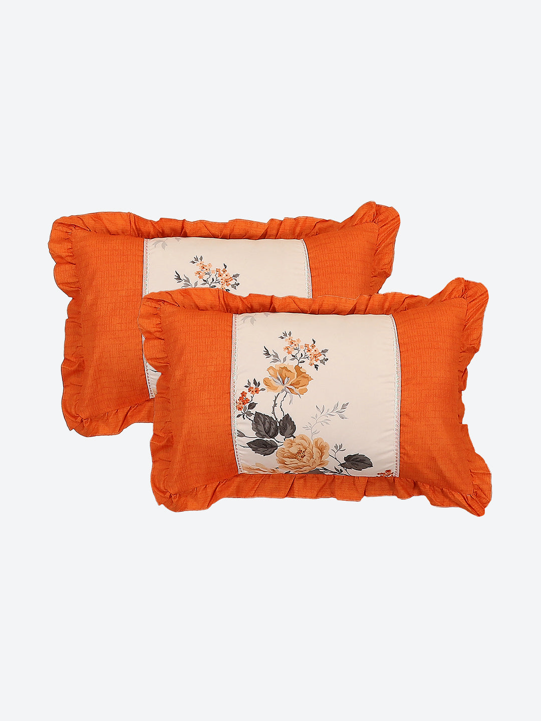 130 GSM Polyester Double Bed 1 Bedsheet with 2 Pillow Covers (Essence)