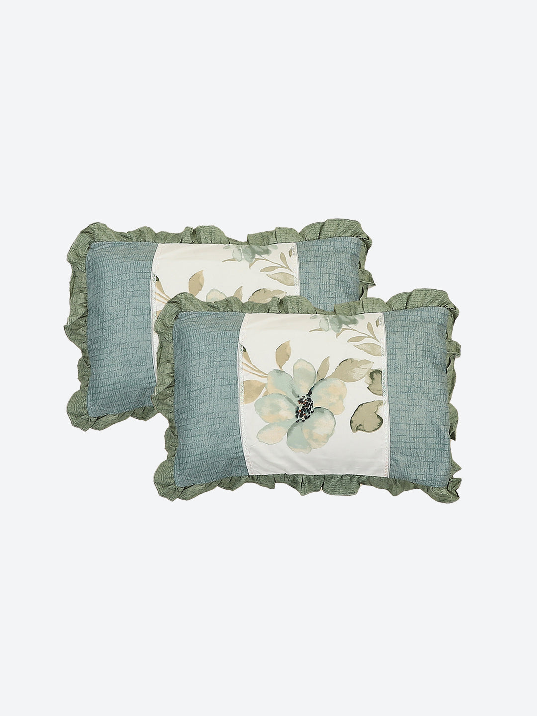 130 GSM Polyester Double Bed 1 Bedsheet with 2 Pillow Covers (Essence)