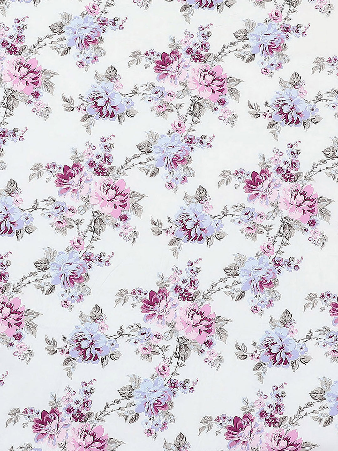 130 GSM Polyester Double Bed 1 Bedsheet with 2 Pillow Covers (Essence)