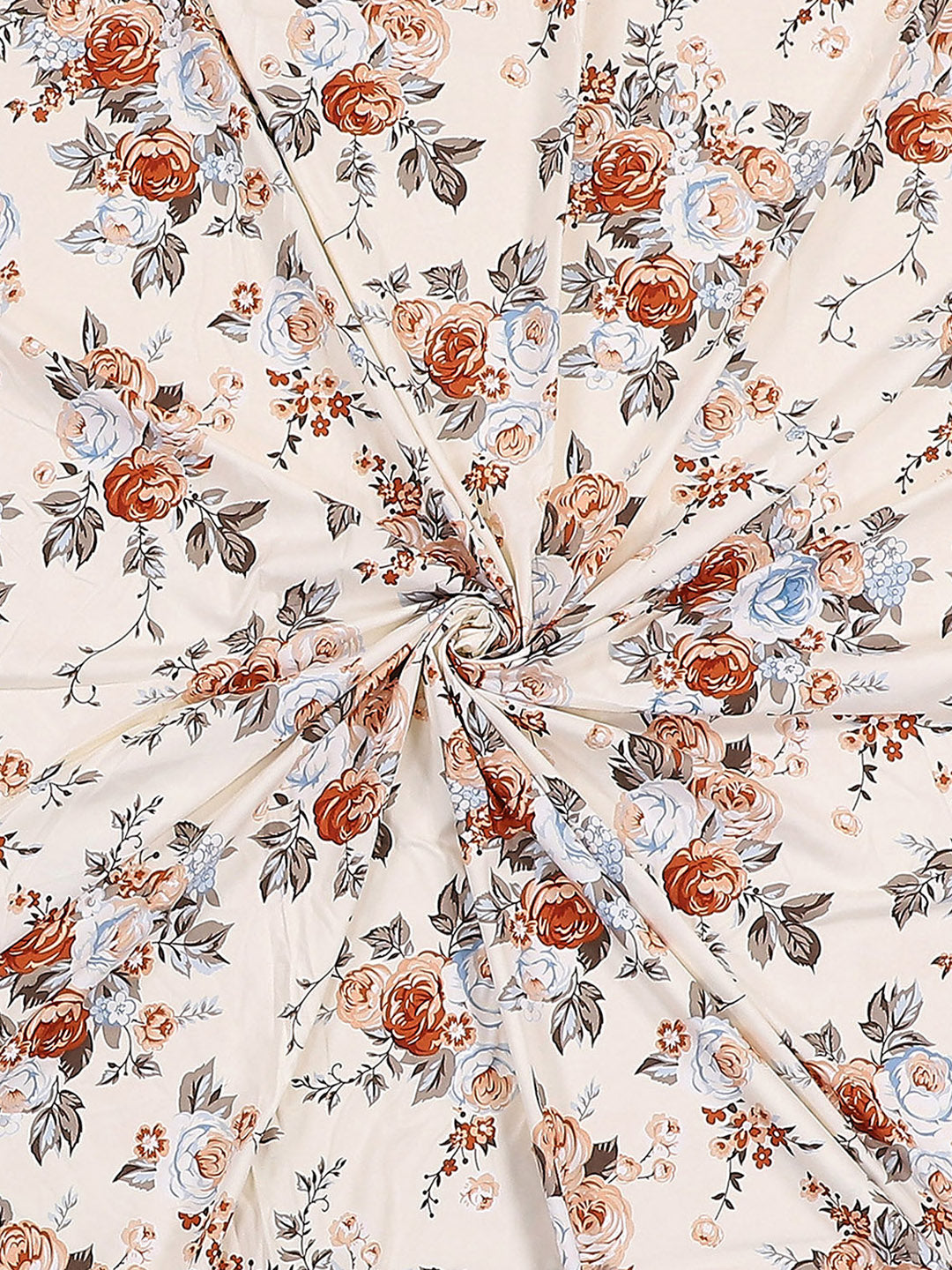 130 GSM Polyester Double Bed 1 Bedsheet with 2 Pillow Covers (Essence)