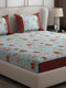 130 GSM Polyester Double Bed 1 Bedsheet with 2 Pillow Covers (Essence)