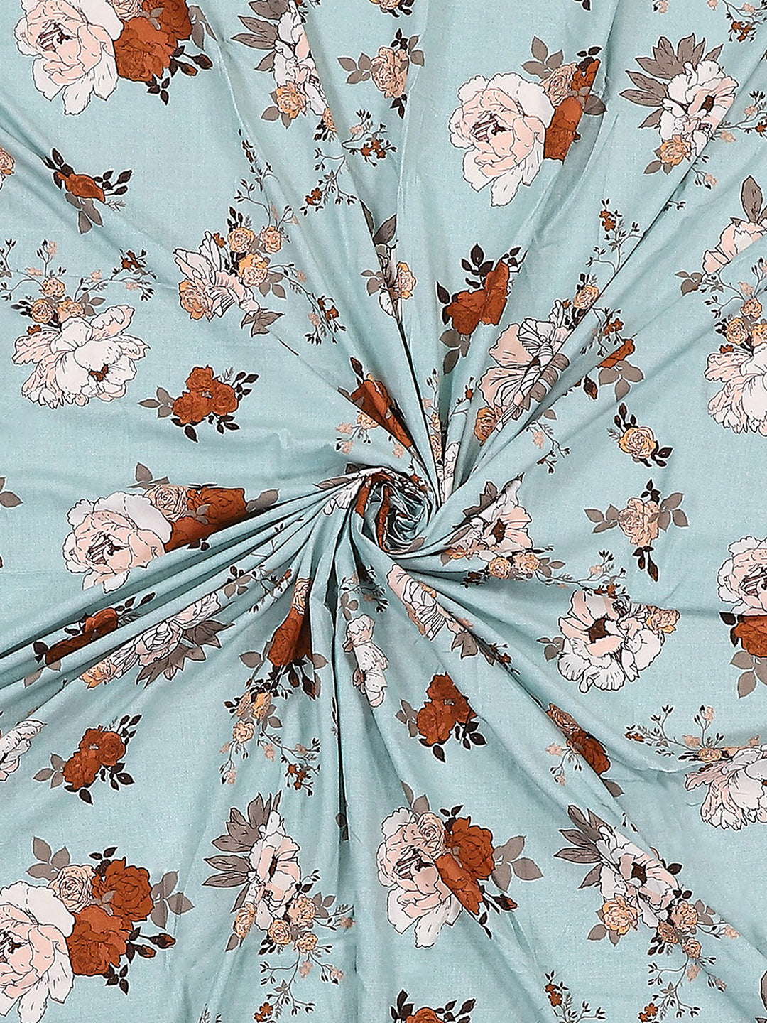 130 GSM Polyester Double Bed 1 Bedsheet with 2 Pillow Covers (Essence)