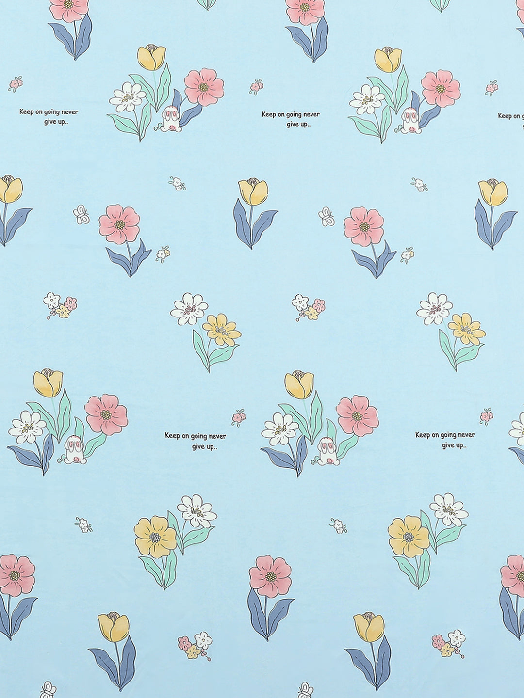 130 GSM Polyester Double Bed 1 Bedsheet with 2 Pillow Covers (Essence)