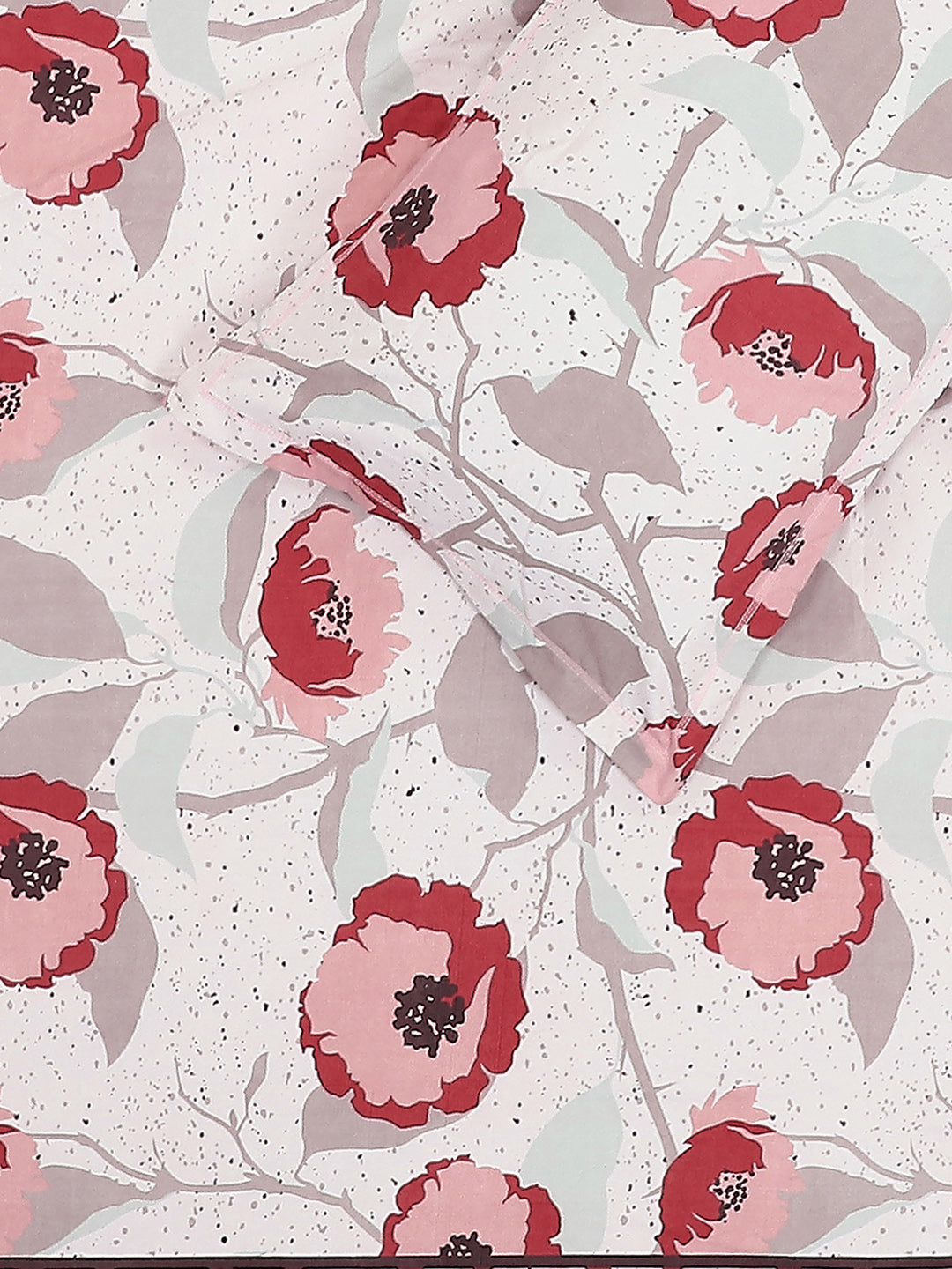 144 TC Cotton Double Bed 1 Bedsheet with 2 Pillow Covers (Fashnik)