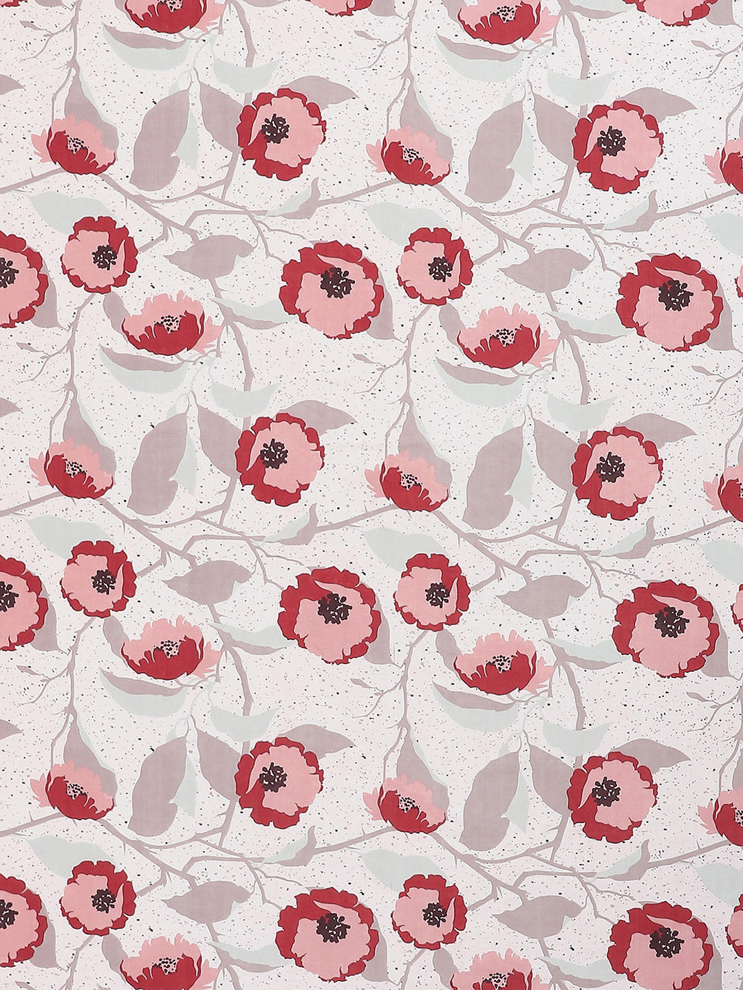 144 TC Cotton Double Bed 1 Bedsheet with 2 Pillow Covers (Fashnik)