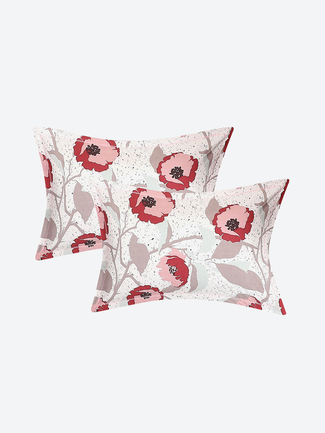 144 TC Cotton Double Bed 1 Bedsheet with 2 Pillow Covers (Fashnik)