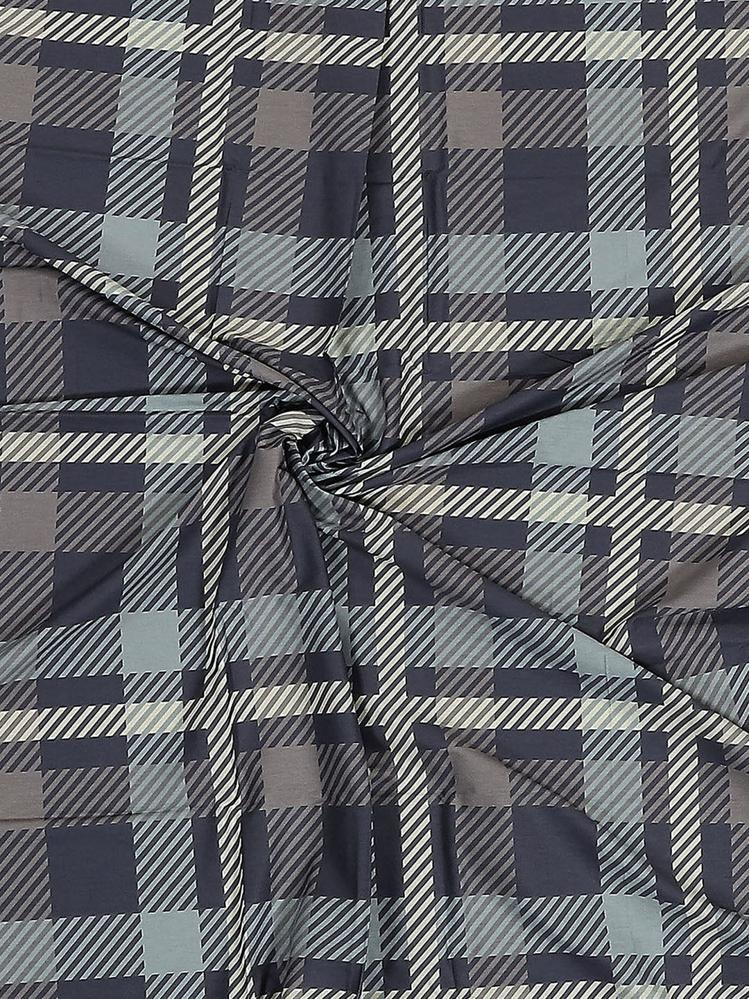 200 TC Cotton Double Bed 1 Bedsheet with 2 Pillow Covers (Ramona)