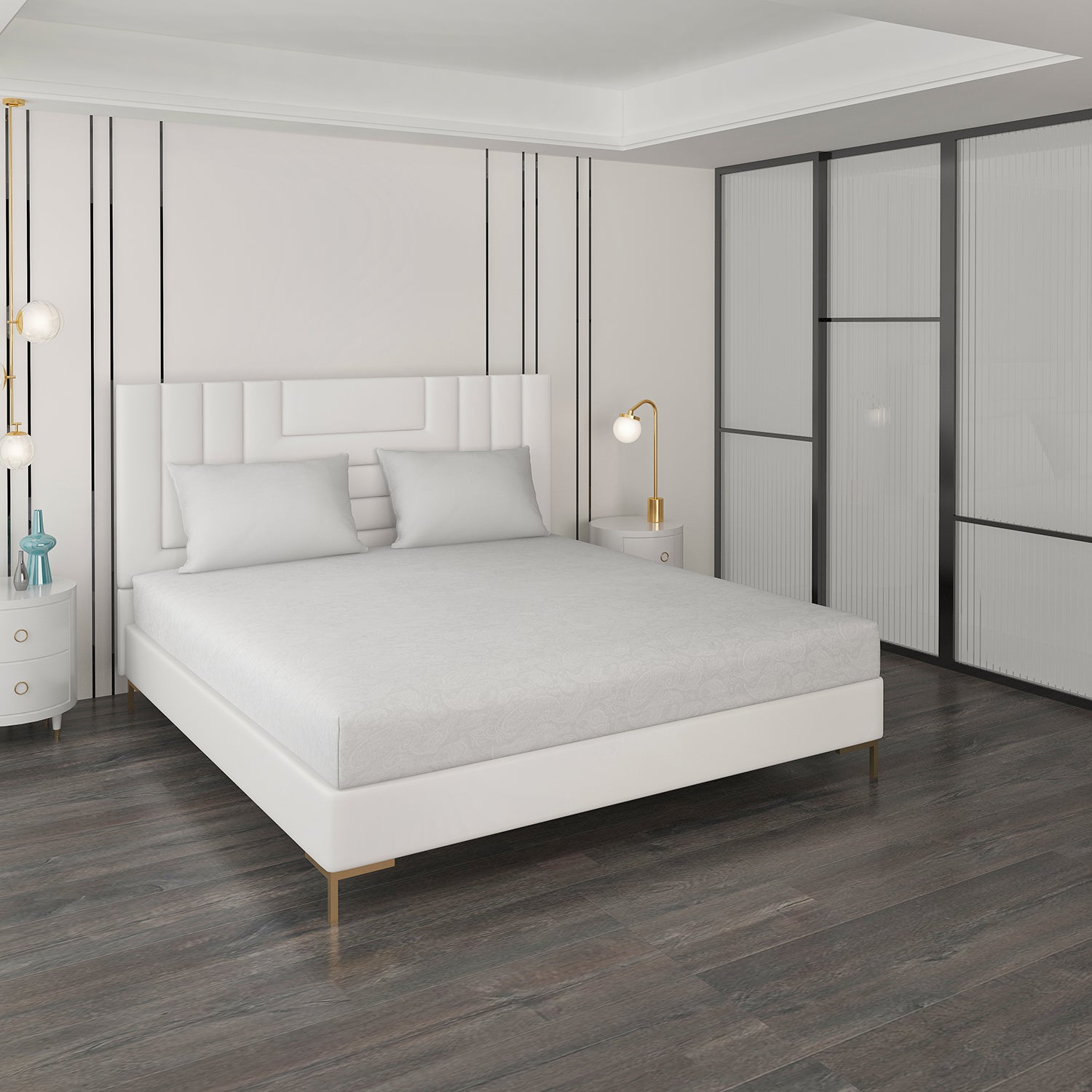 400 TC Cotton Double Bedsheet with 2 Pillow Covers