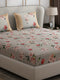 130 GSM Polyester Double Bed 1 Bedsheet with 2 Pillow Covers (Vibrant)