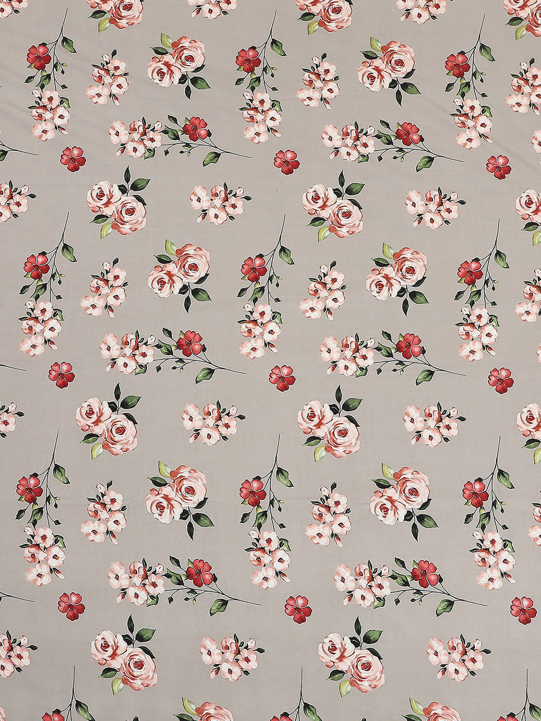 130 GSM Polyester Double Bed 1 Bedsheet with 2 Pillow Covers (Vibrant)