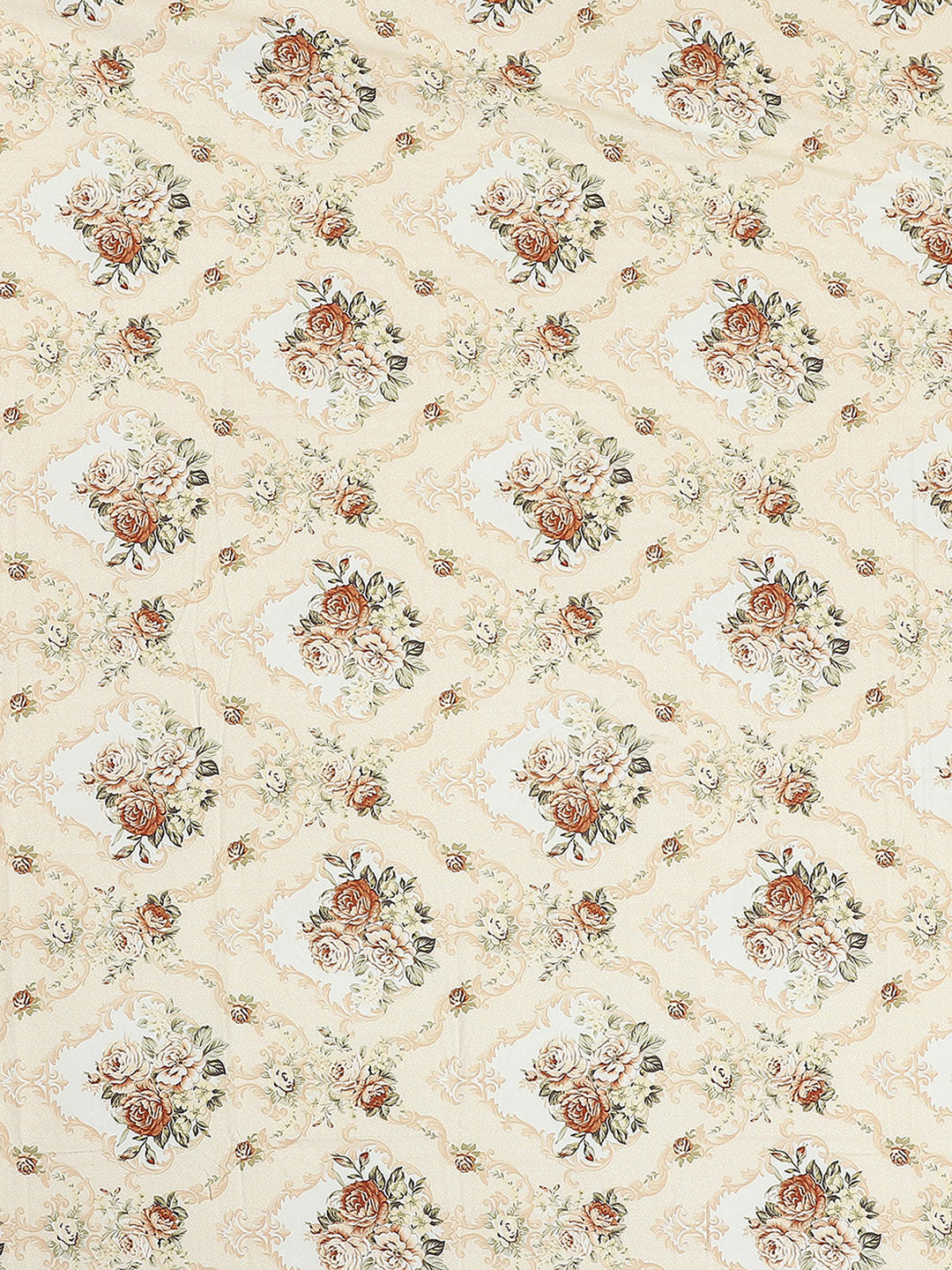 130 GSM Polyester Double Bed 1 Bedsheet with 2 Pillow Covers (Vibrant)