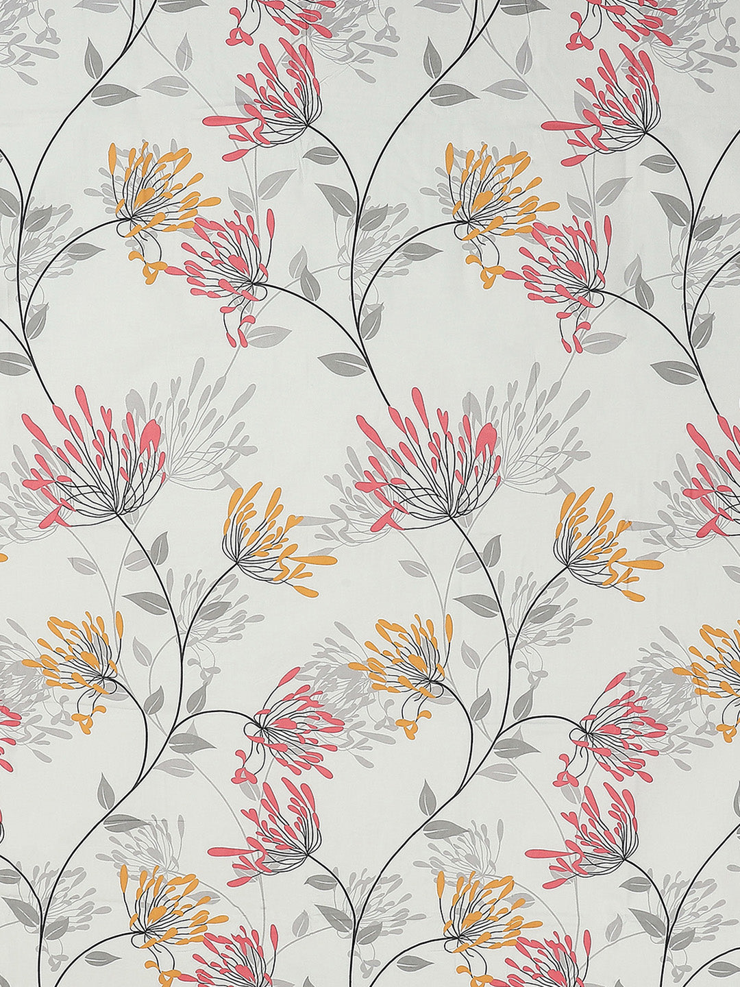 130 GSM Polyester Double Bed 1 Bedsheet with 2 Pillow Covers (Vibrant)