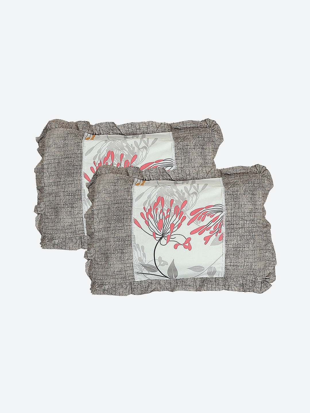 130 GSM Polyester Double Bed 1 Bedsheet with 2 Pillow Covers (Vibrant)