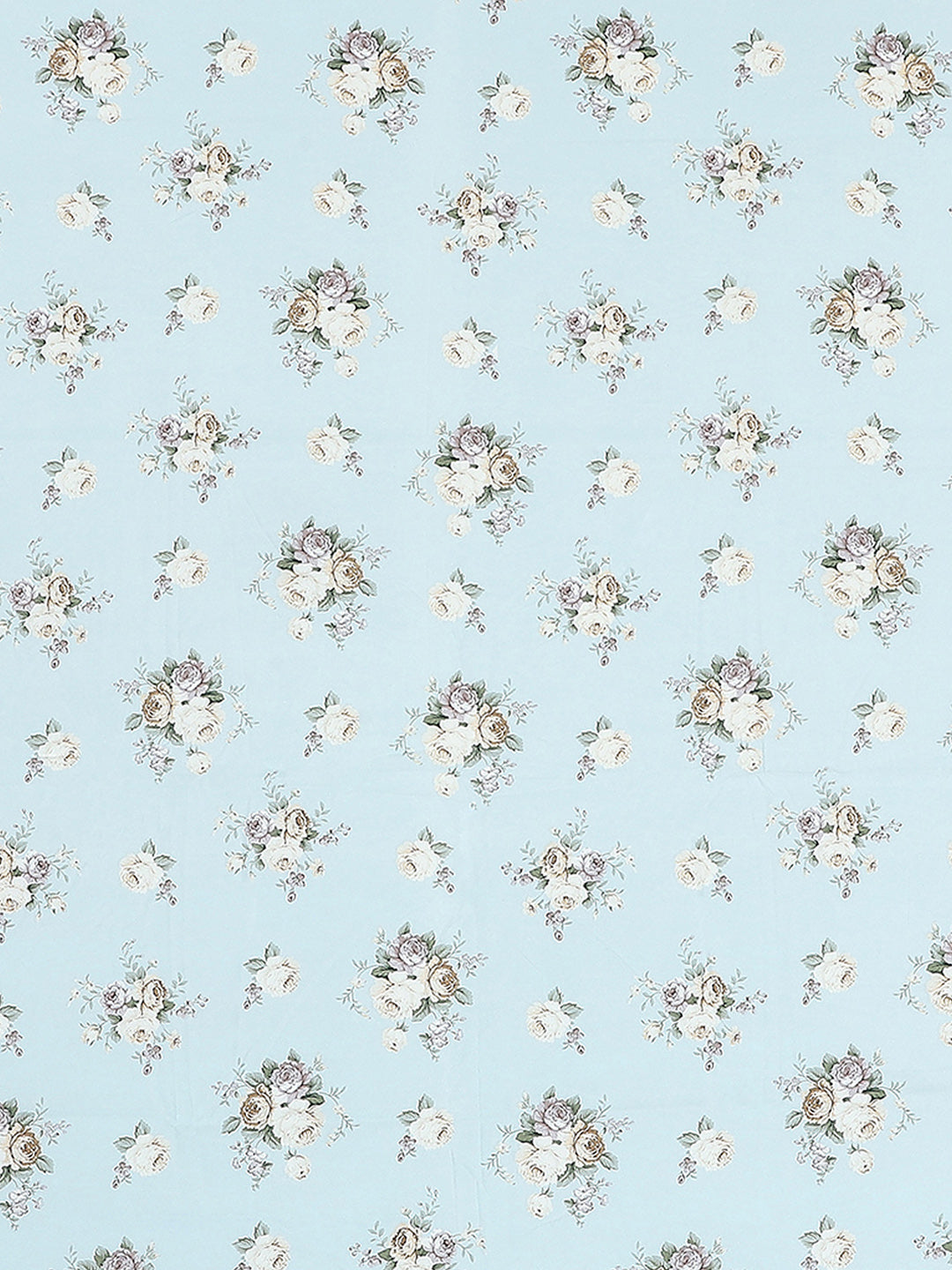 130 GSM Polyester Double Bed 1 Bedsheet with 2 Pillow Covers (Vibrant)