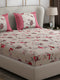 130 GSM Polyester Double Bed 1 Bedsheet with 2 Pillow Covers (Vibrant)