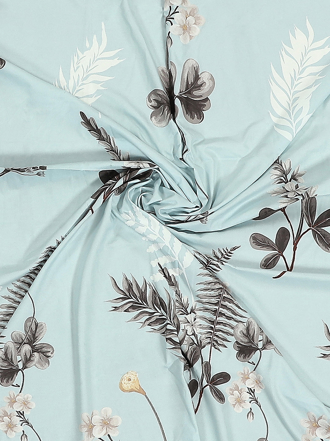 130 GSM Polyester Double Bed 1 Bedsheet with 2 Pillow Covers (Vibrant)