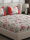 130 GSM Polyester Double Bed 1 Bedsheet with 2 Pillow Covers (Vibrant)