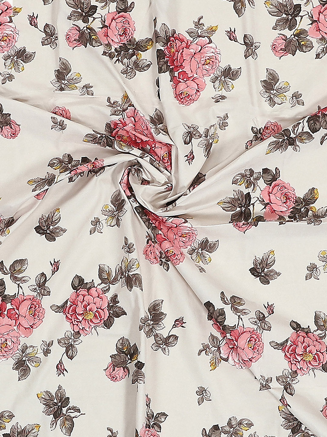 130 GSM Polyester Double Bed 1 Bedsheet with 2 Pillow Covers (Vibrant)