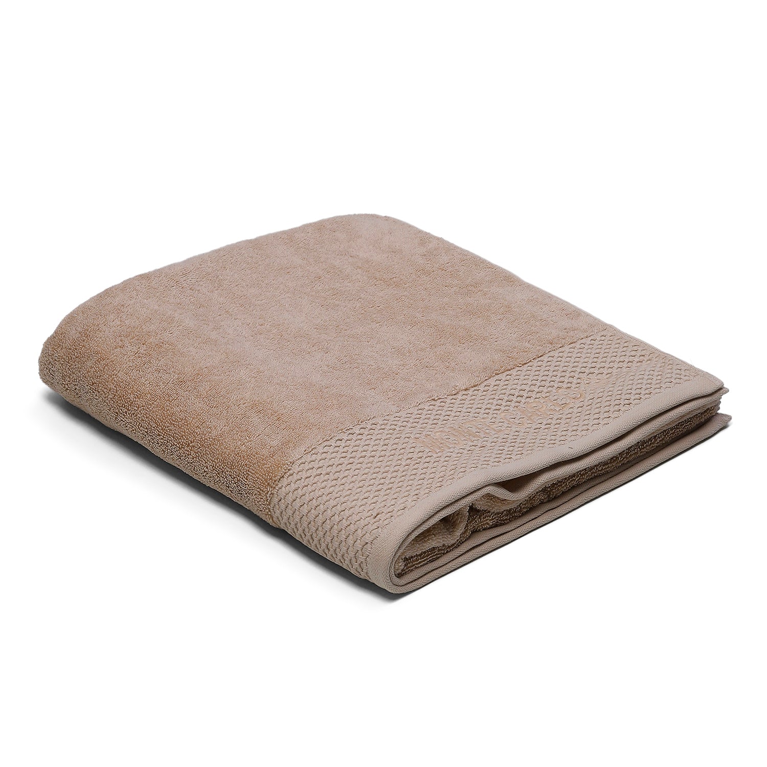 Beige Cotton 650 GSM Bath Towel