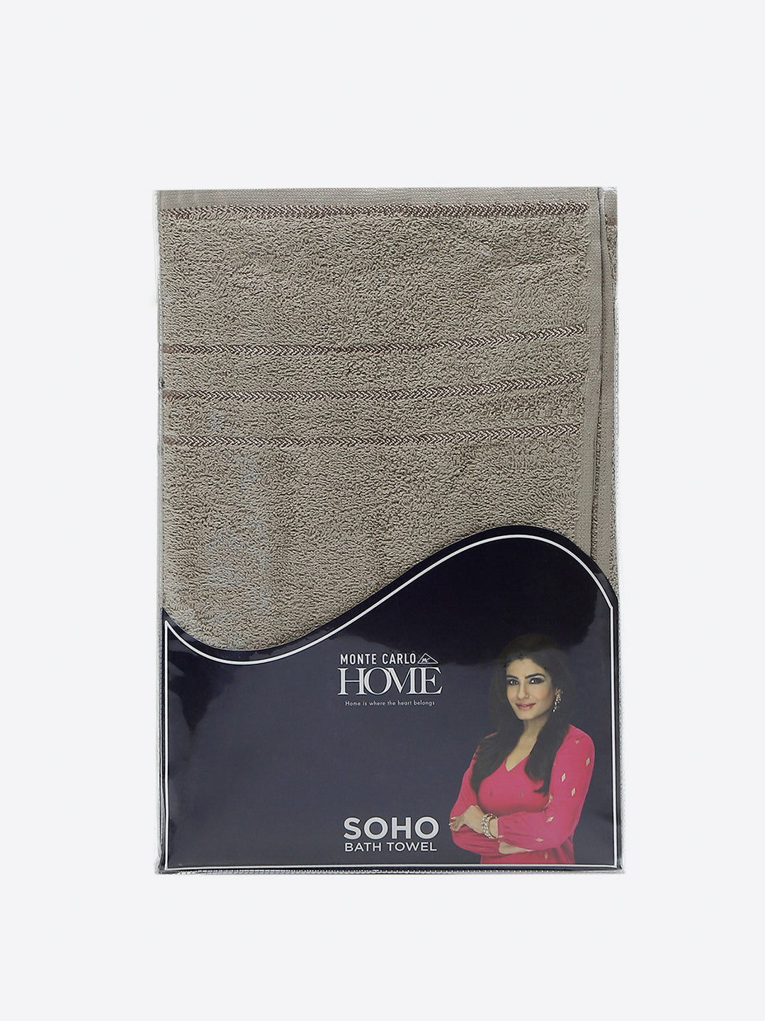 Grey Cotton 350 GSM Bath Towel