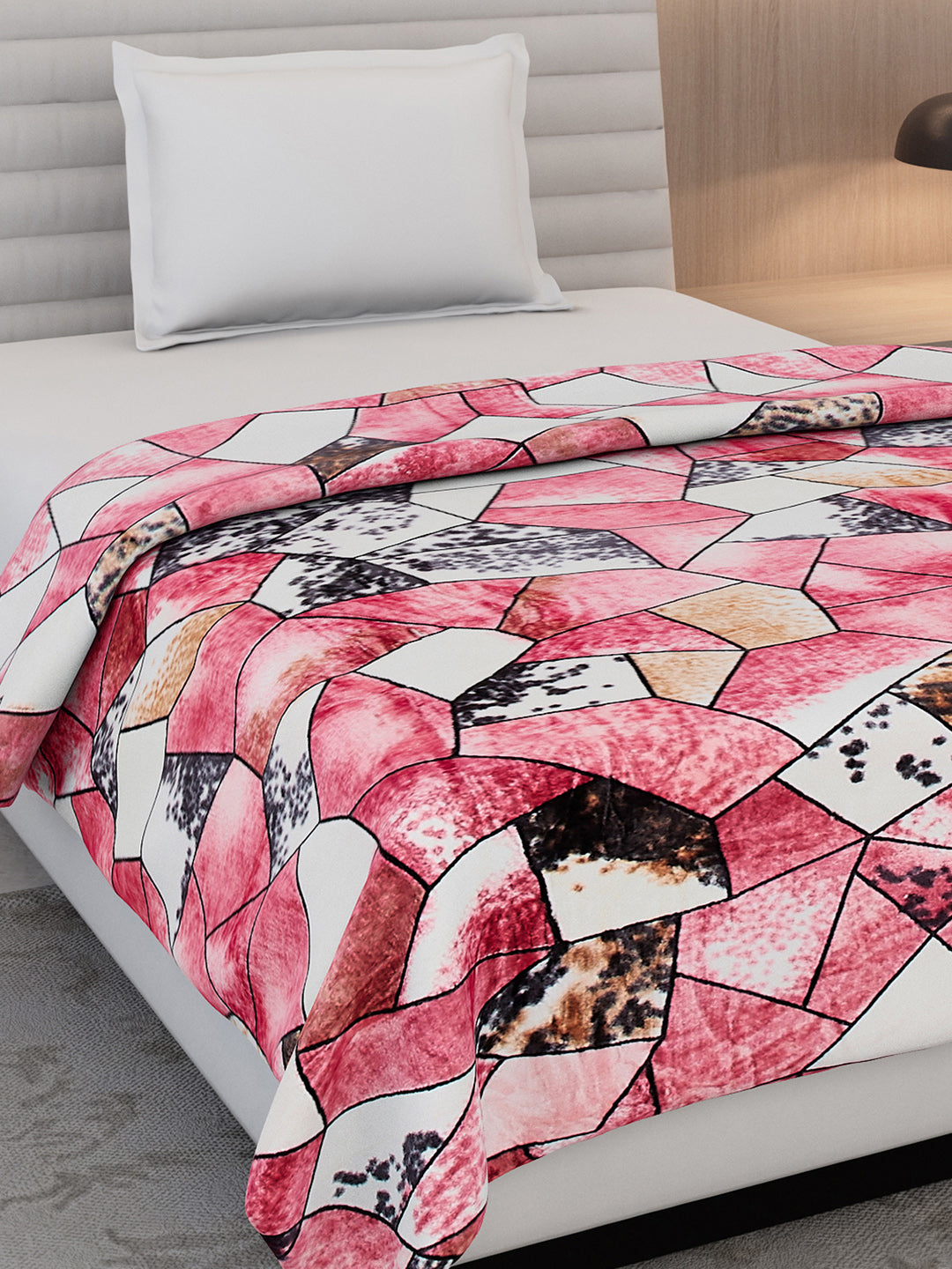 Printed Single Bed 300 GSM Blanket for AC Room - (Blubell)