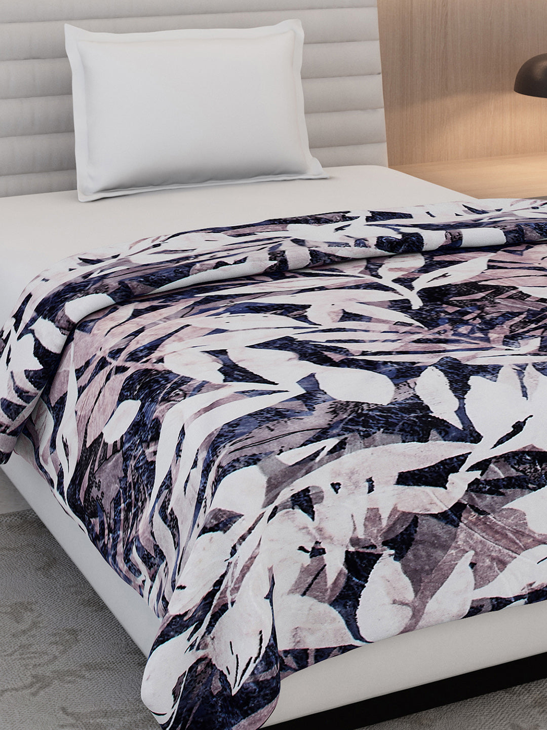Printed Single Bed 300 GSM Blanket for AC Room - (Blubell)