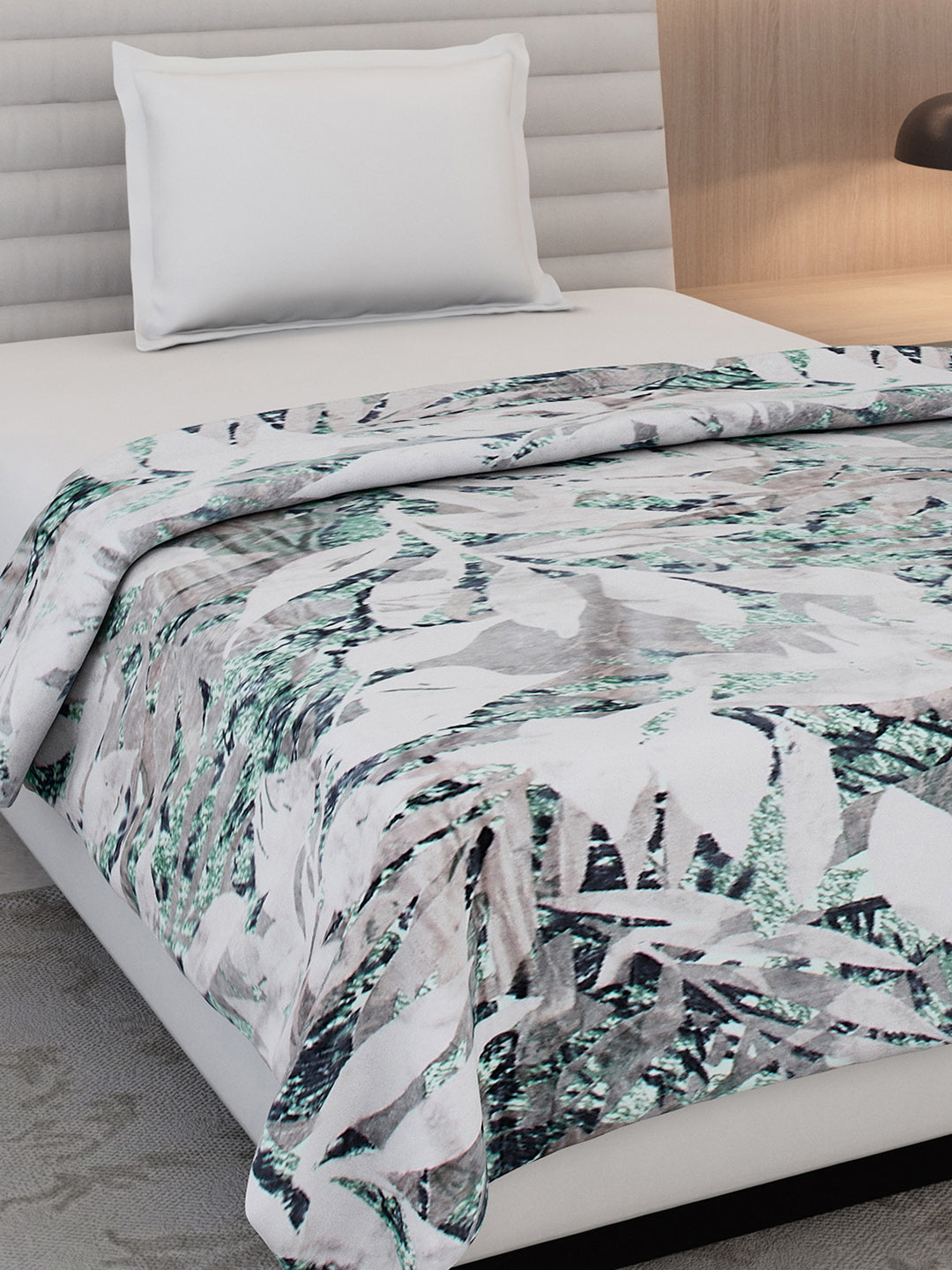 Printed Single Bed 300 GSM Blanket for AC Room - (Blubell)