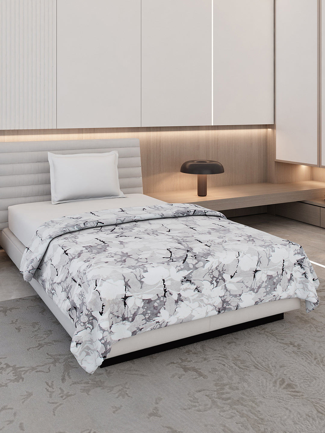 Printed Single Bed 300 GSM Blanket for AC Room - (Blubell)