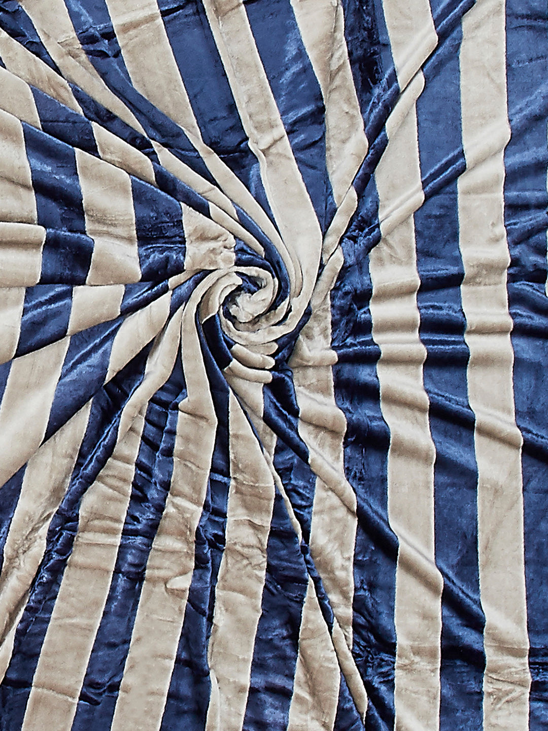 Striped Double Bed 300 GSM Blanket for AC Room - (Cosmos)