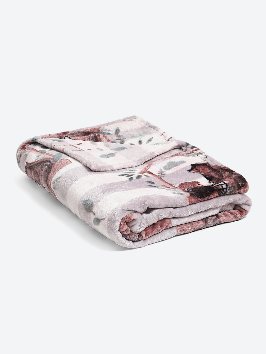 Printed Single Bed 300 GSM Blanket for AC Room (Ellis)