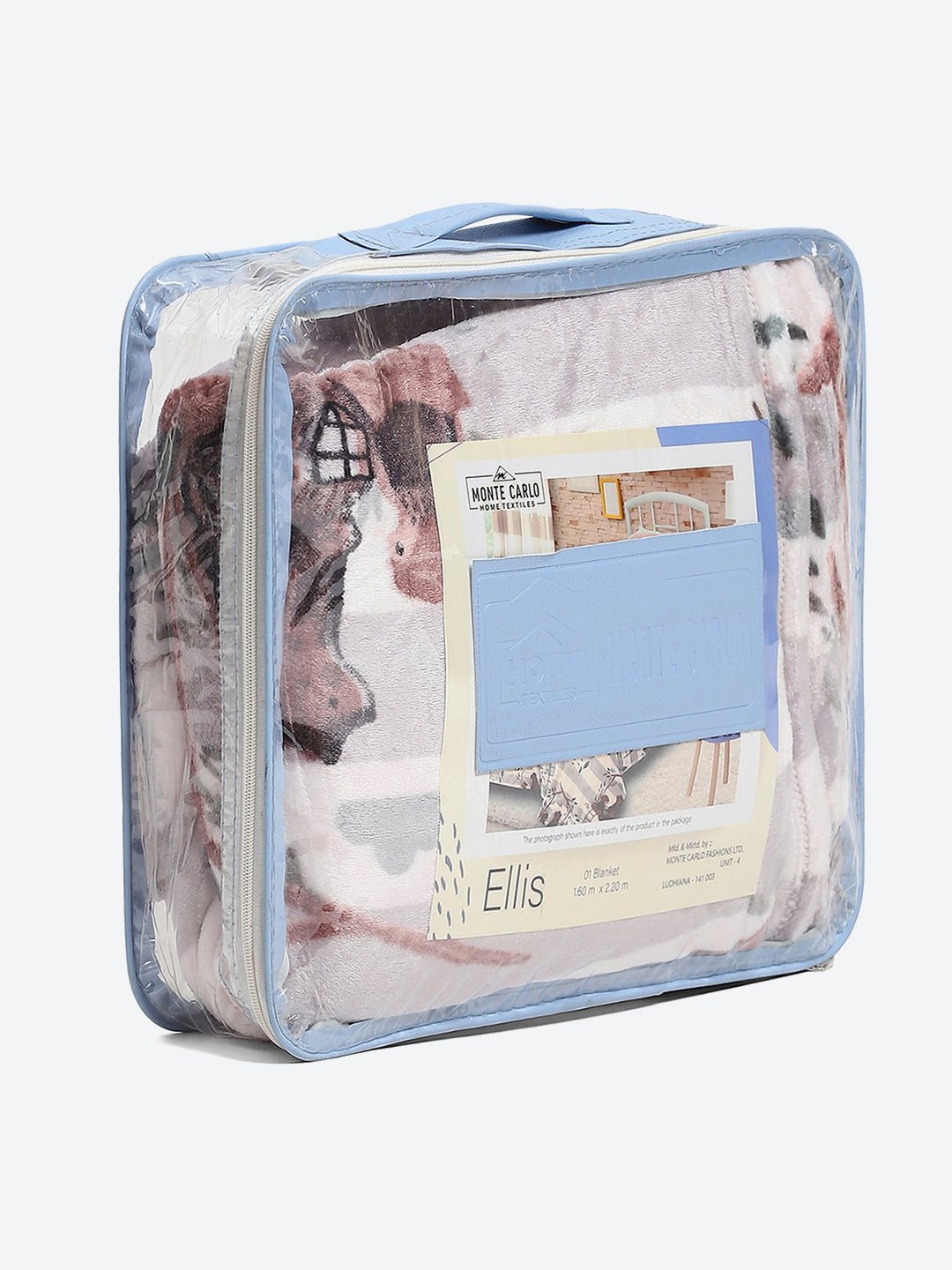 Printed Single Bed 300 GSM Blanket for AC Room (Ellis)