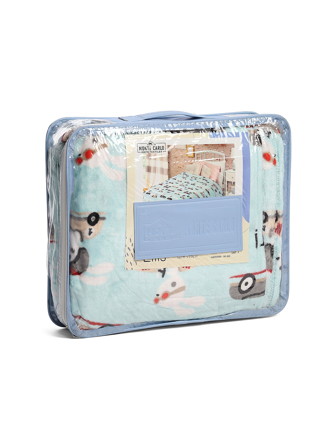 Printed Single Bed 300 GSM Blanket for AC Room - (Ellis)
