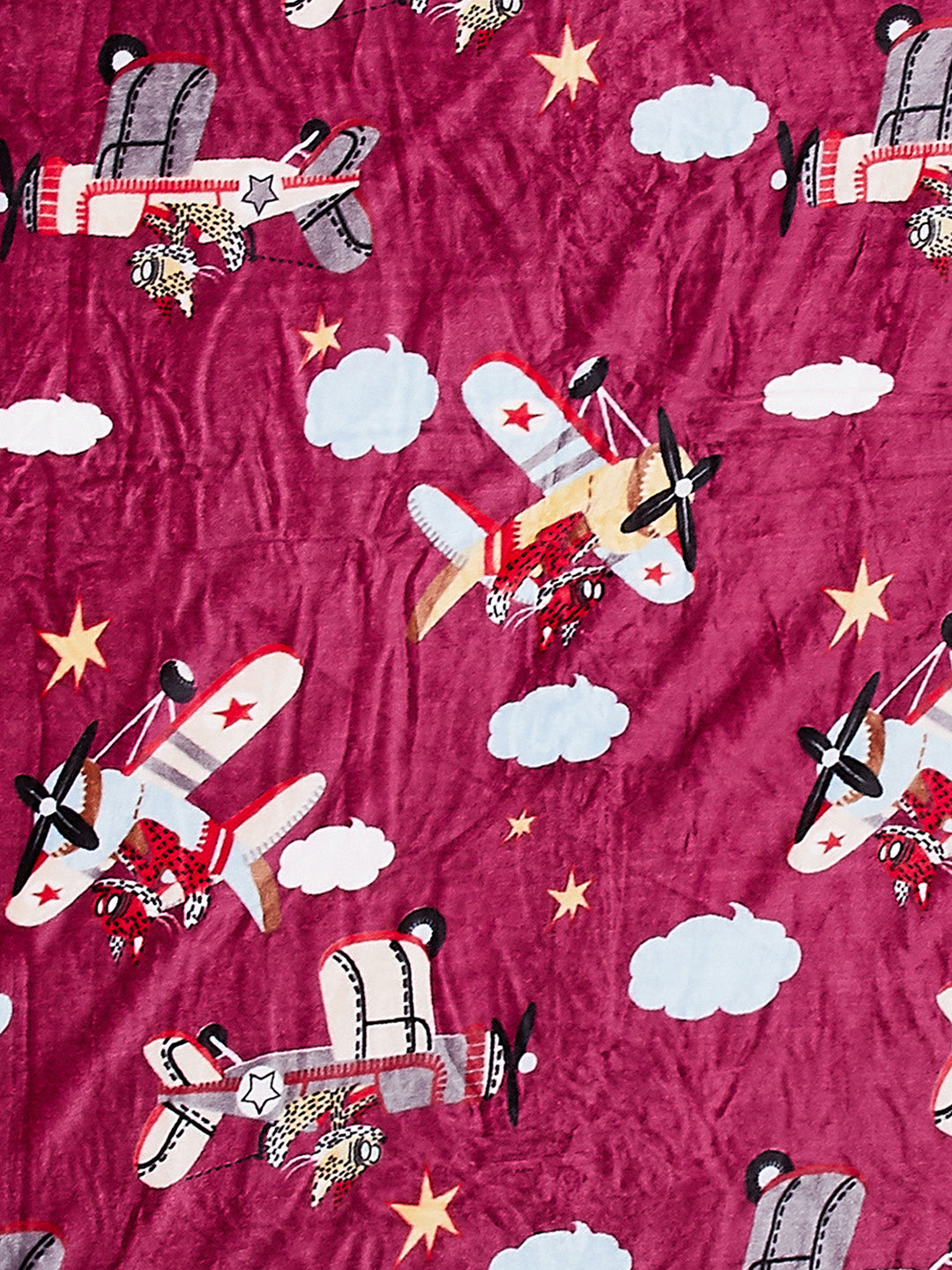 Printed Single Bed 300 GSM Blanket for AC Room - (Ellis)