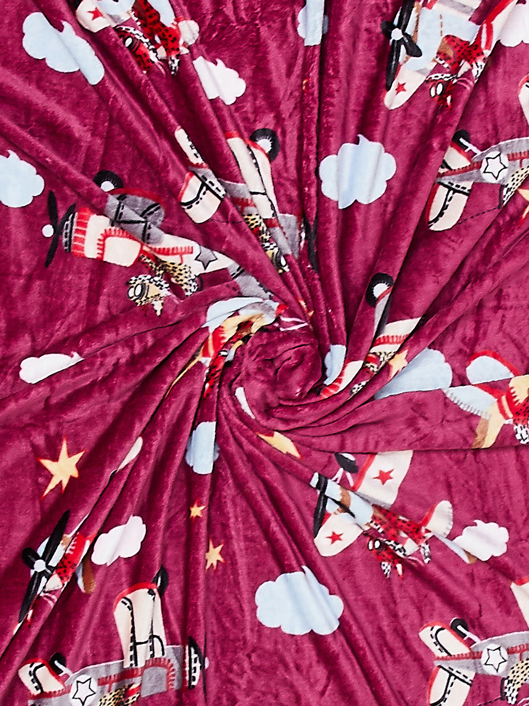 Printed Single Bed 300 GSM Blanket for AC Room - (Ellis)