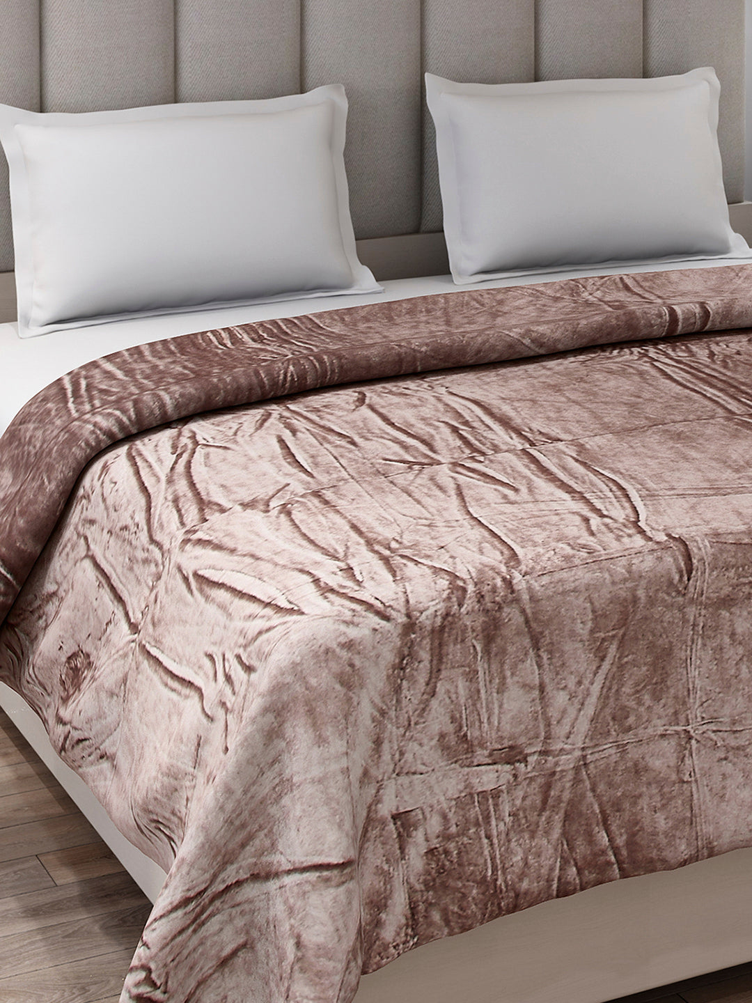 Solid Double Bed 300 GSM Blanket for AC Room - (Fusion)