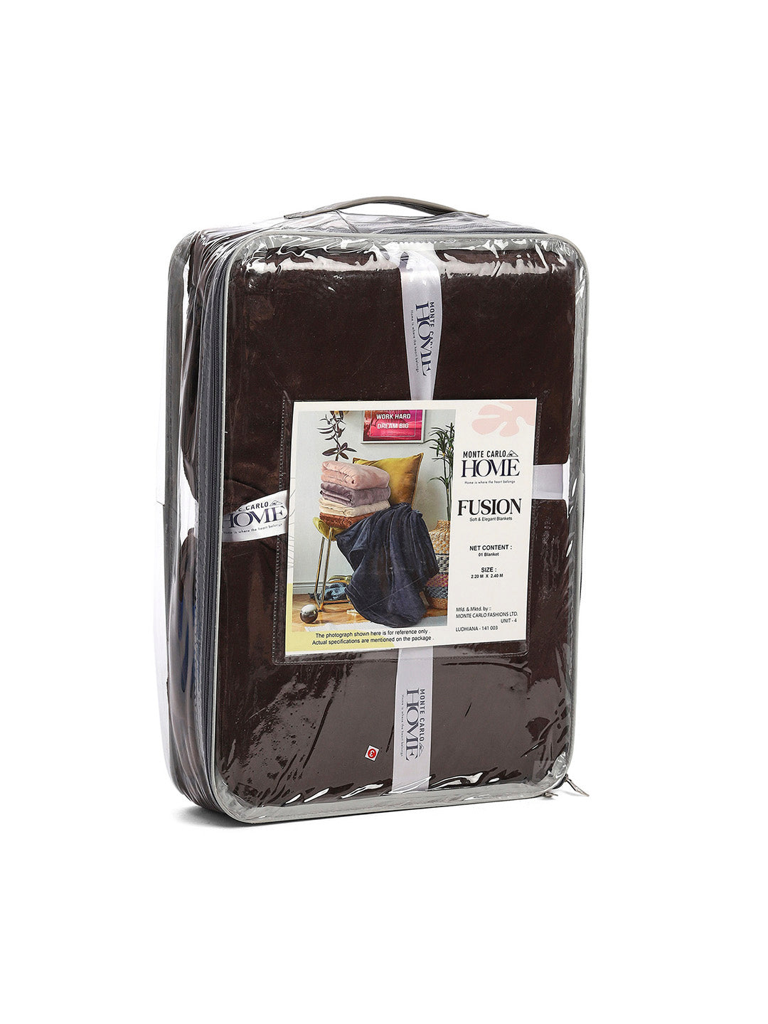 Solid Double Bed 300 GSM Blanket for AC Room - (Fusion)
