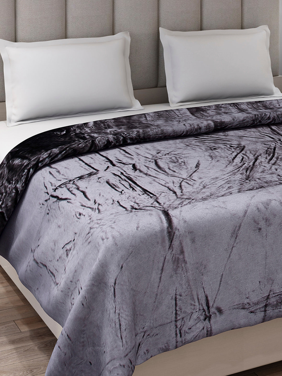 Solid Double Bed 300 GSM Blanket for AC Room - (Fusion)
