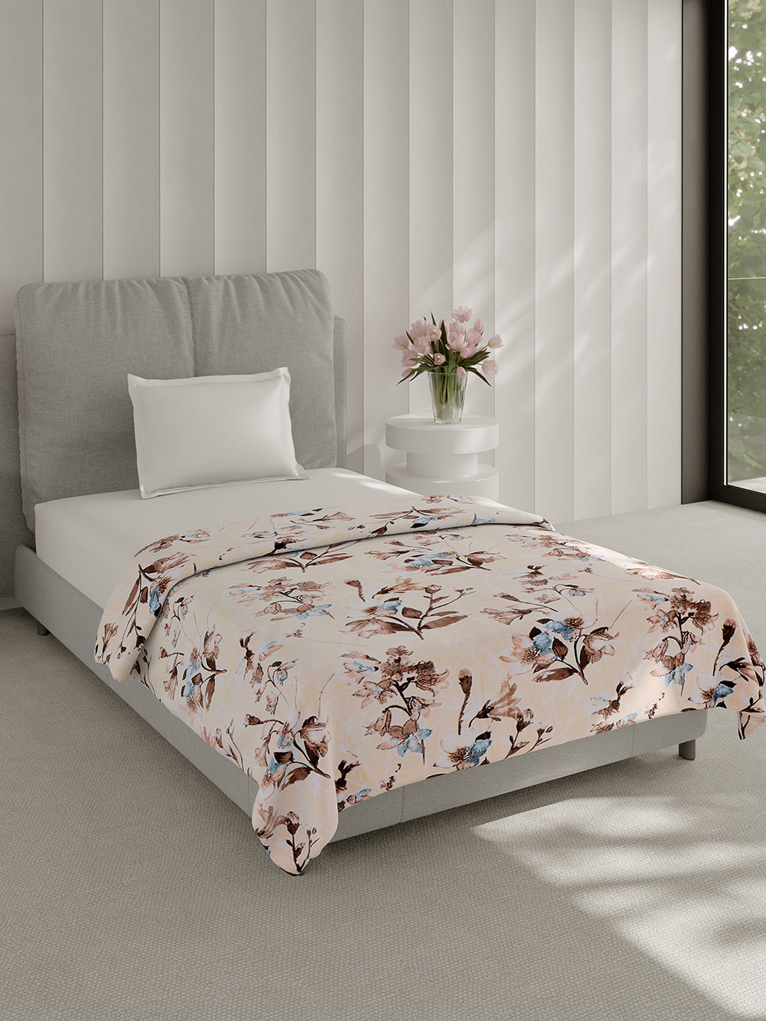 Printed Single Bed 240 GSM Blanket for AC Room - (Fuzzy)