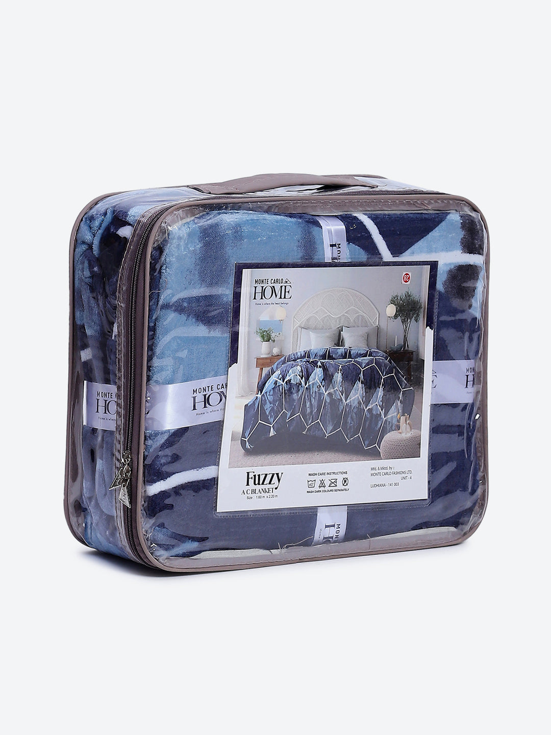Printed Single Bed 240 GSM Blanket for AC Room - (Fuzzy)