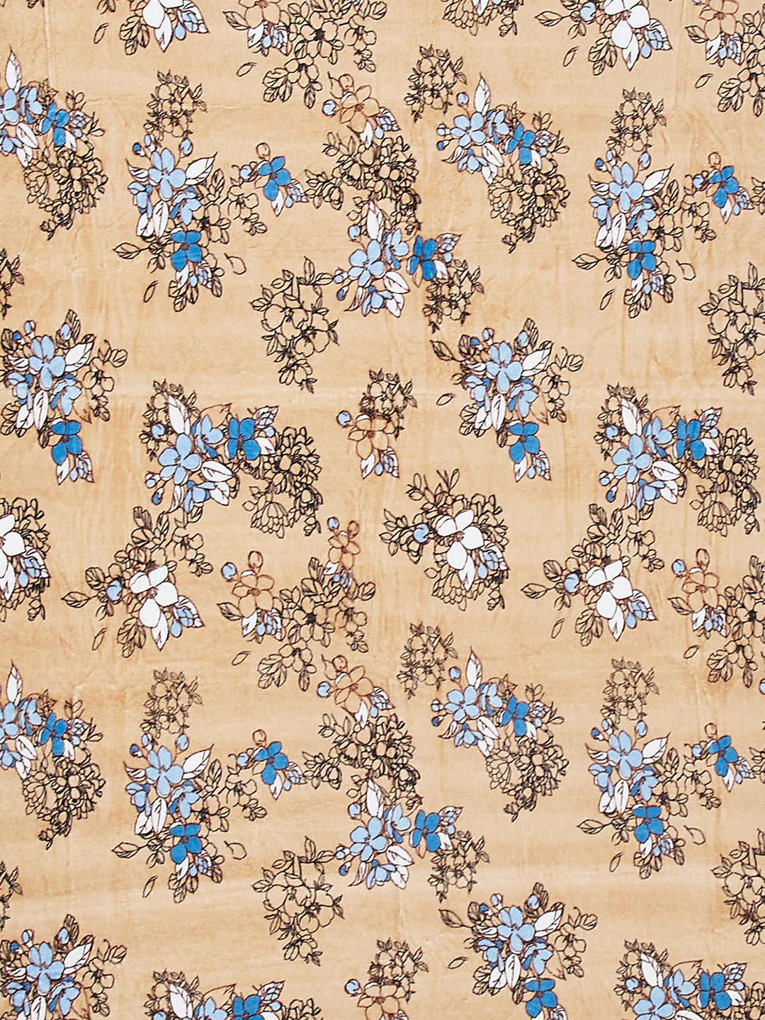 Floral Print Single Bed 210 GSM Blanket for AC Room - (Grace)