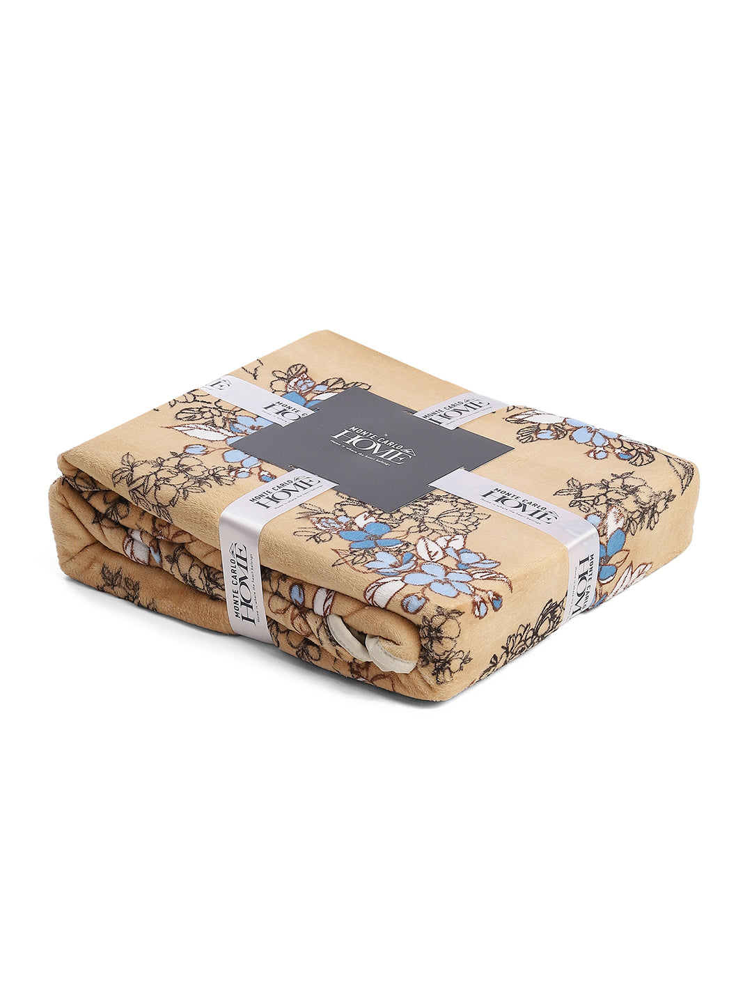 Floral Print Single Bed 210 GSM Blanket for AC Room - (Grace)