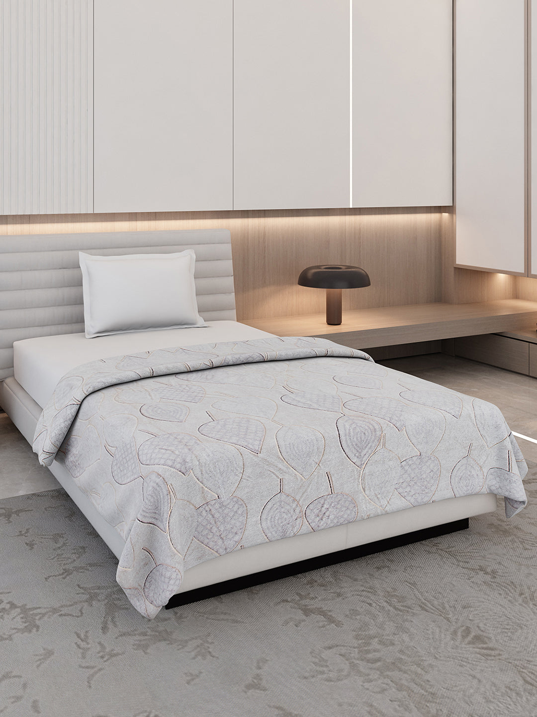 Buy Printed Single Bed 300 GSM Blanket for AC Room - (Kaira) Online in ...