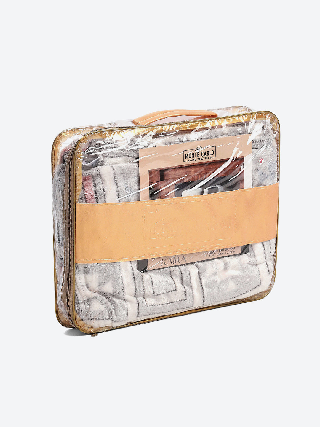 Printed Single Bed 300 GSM Blanket for AC Room - (Kaira)