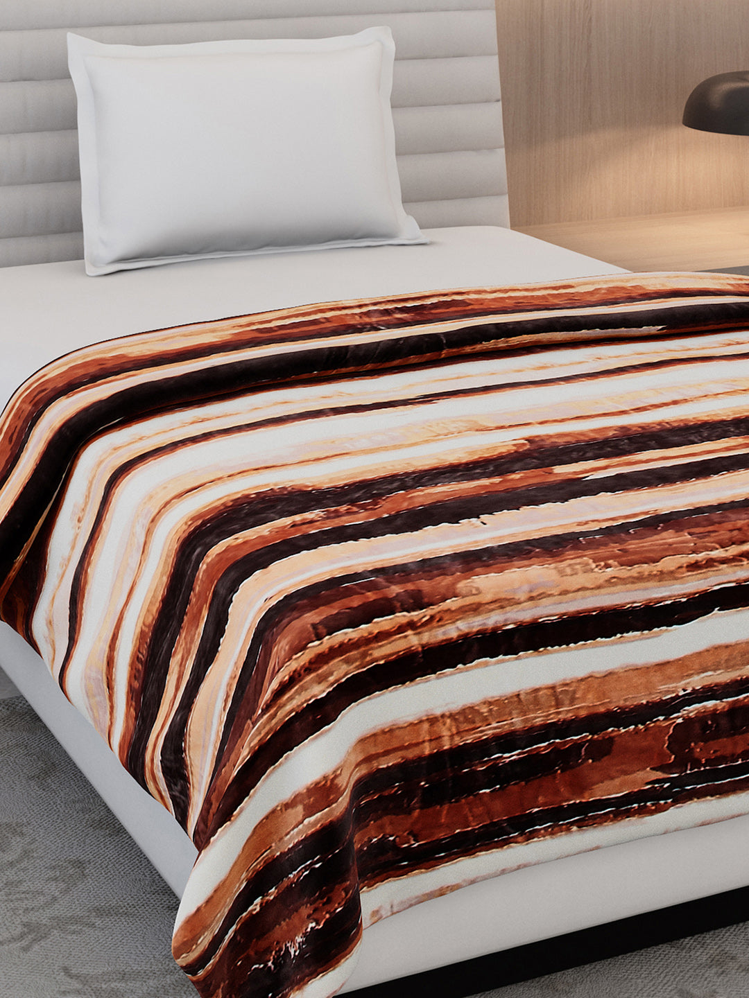 Printed Single Bed 300 GSM Blanket for AC Room - (Legacy)