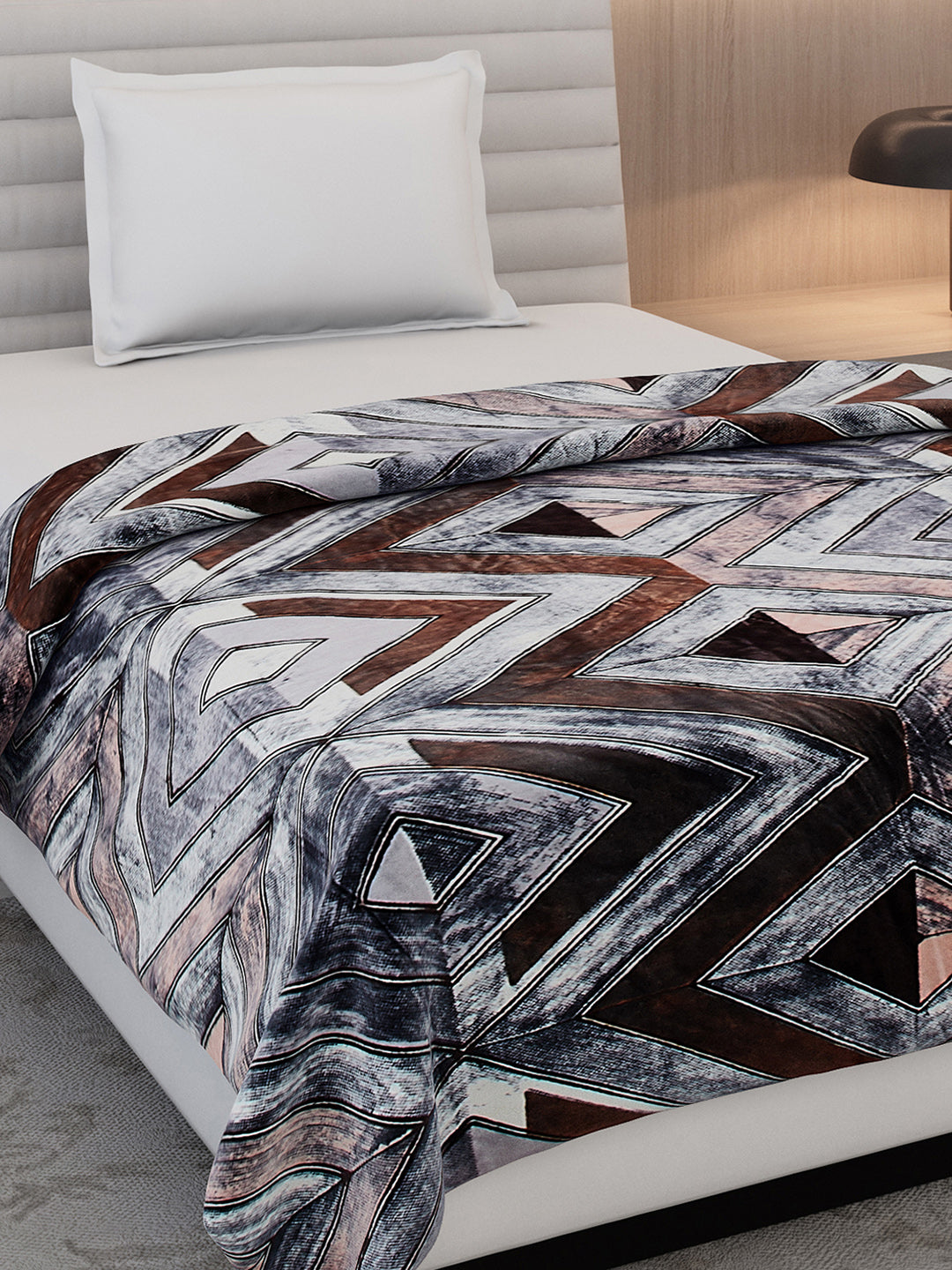 Printed Single Bed 300 GSM Blanket for AC Room - (Legacy)