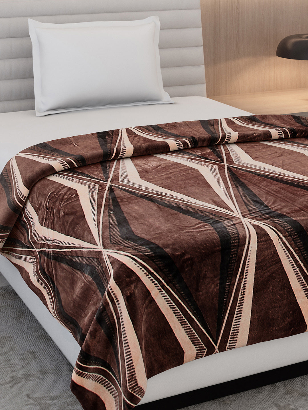 Printed Single Bed 300 GSM Blanket for AC Room - (Legacy)