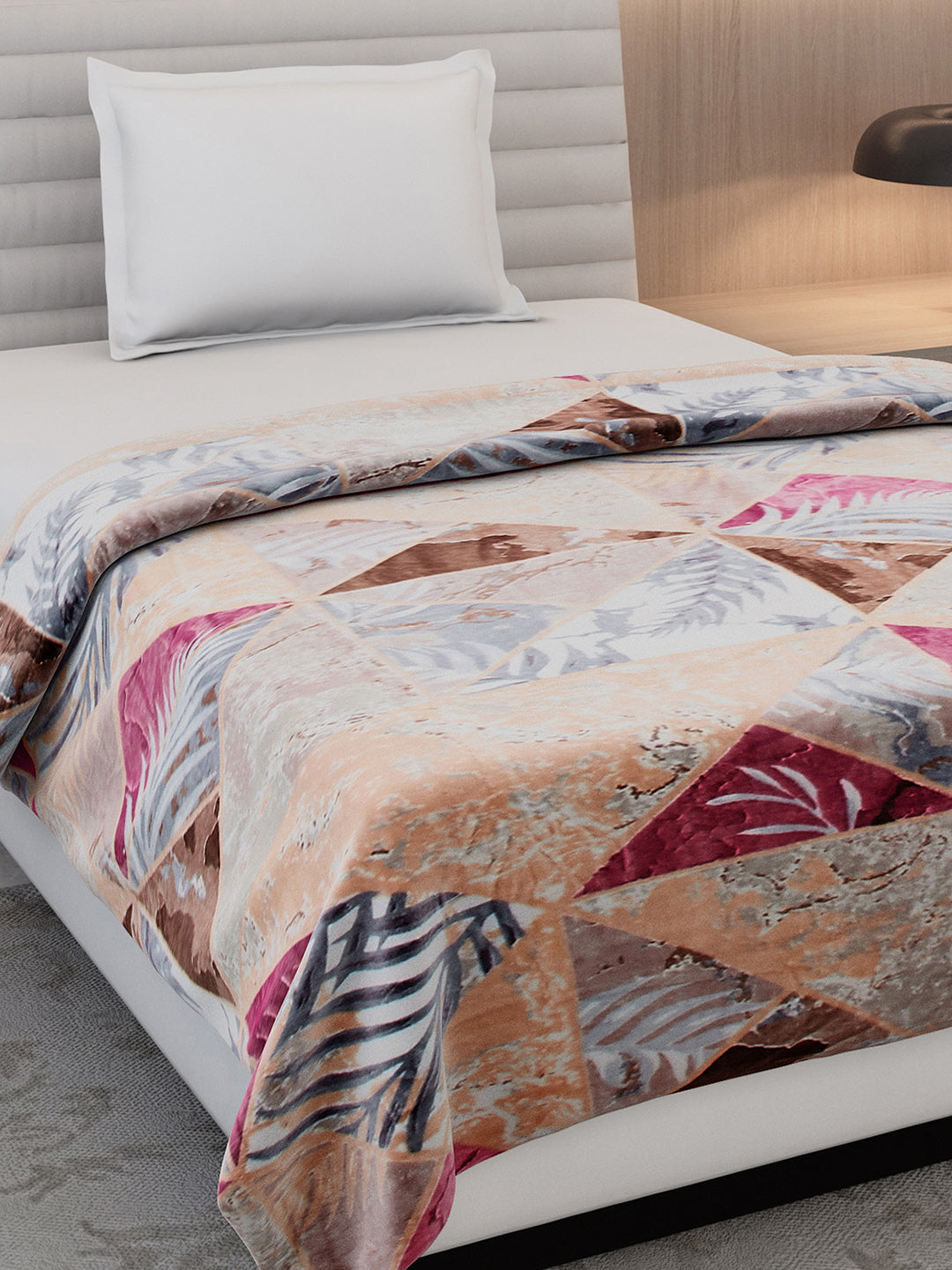 Printed Single Bed 300 GSM Blanket for AC Room - (Legacy)