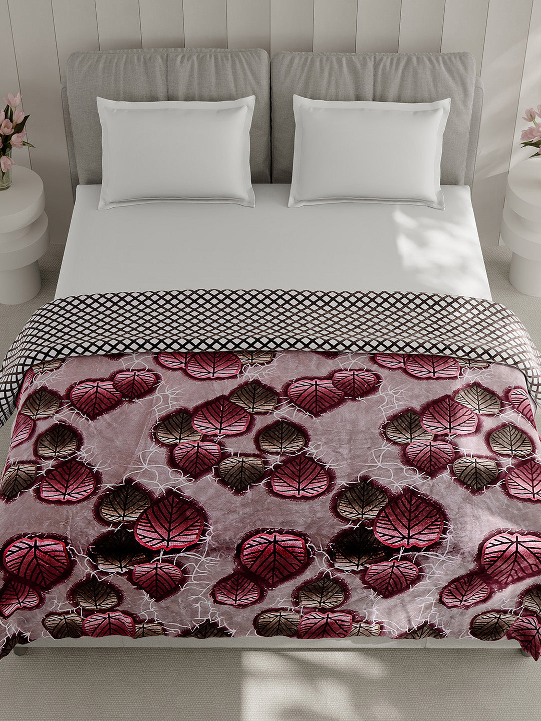 Printed Double Bed 350 GSM Blanket for AC Room - (Manhattan)