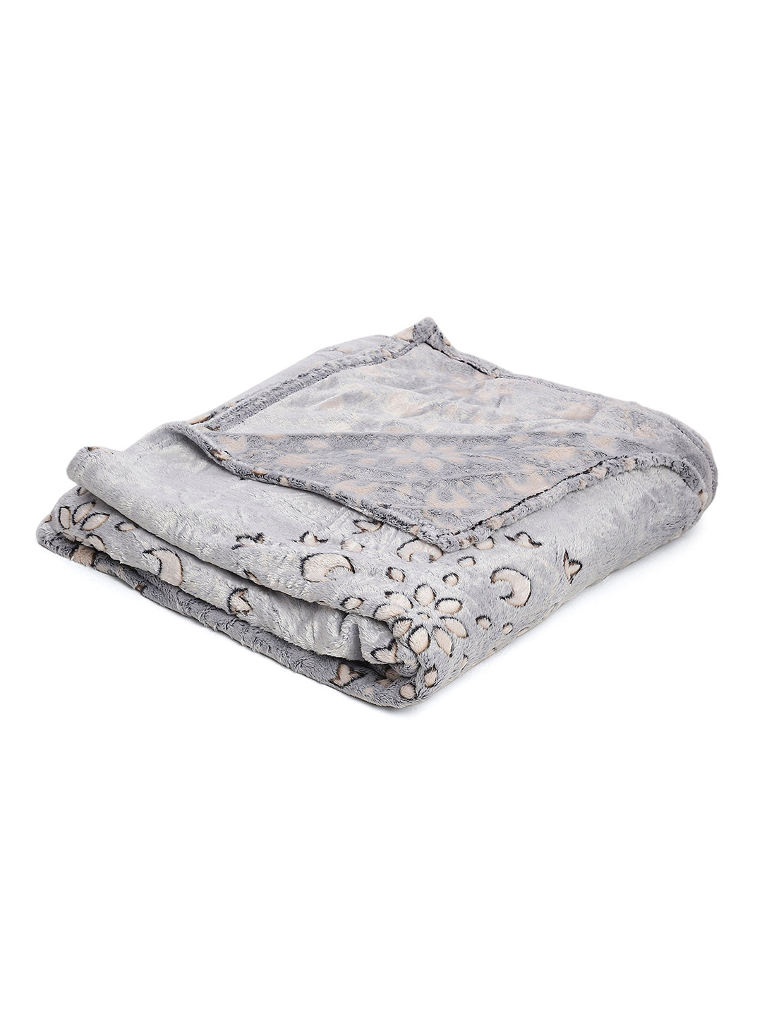 Printed Double Bed 300 GSM Blanket for AC Room - (Matrix)