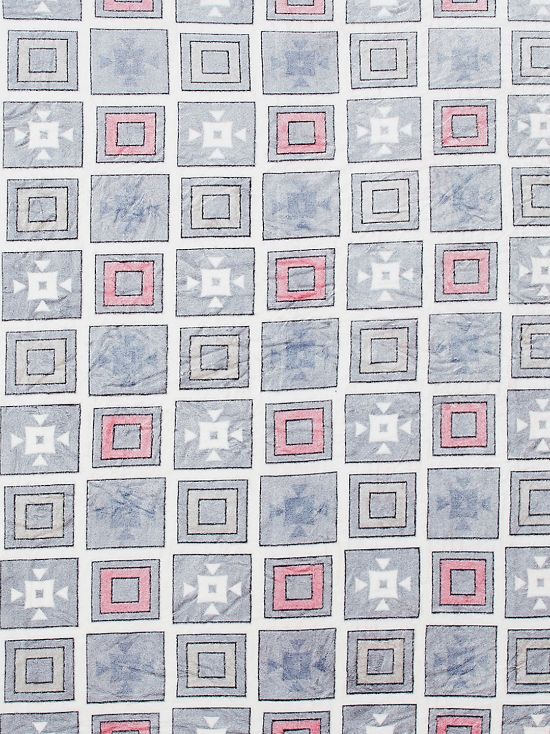 Printed Double Bed 300 GSM Blanket for AC Room - (Matrix)